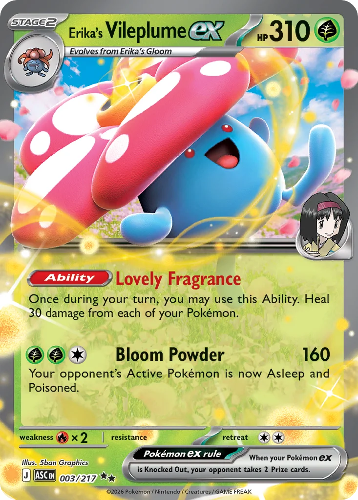 Erika's Vileplume ex · Ascended Heroes
