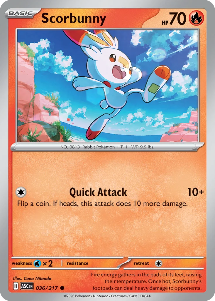 Scorbunny · Ascended Heroes