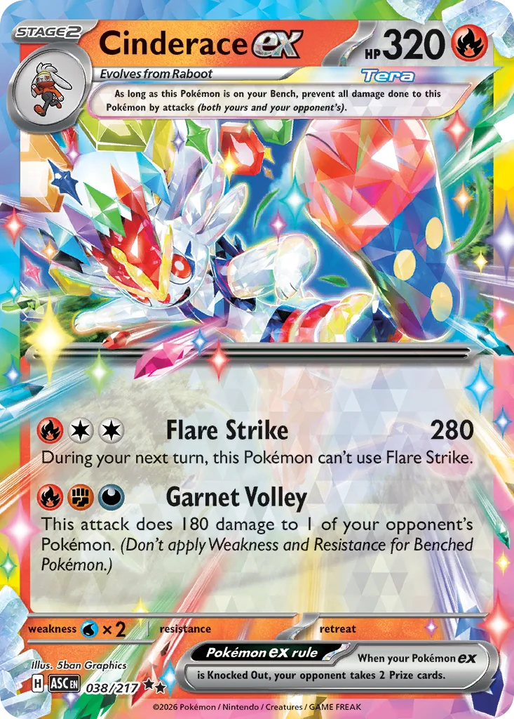 Cinderace ex · Ascended Heroes