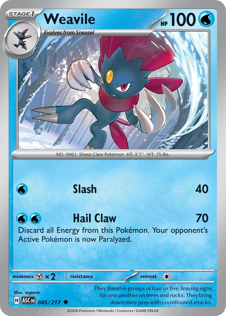Weavile · Ascended Heroes