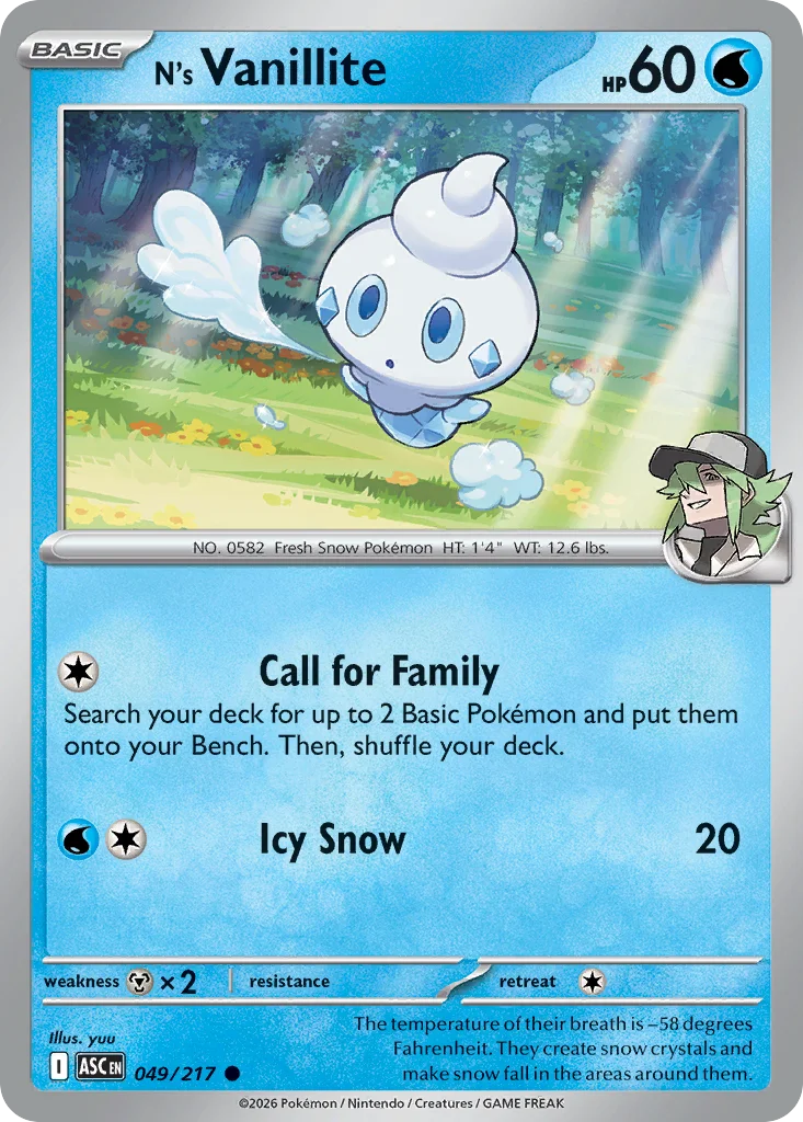 N's Vanillite · Ascended Heroes