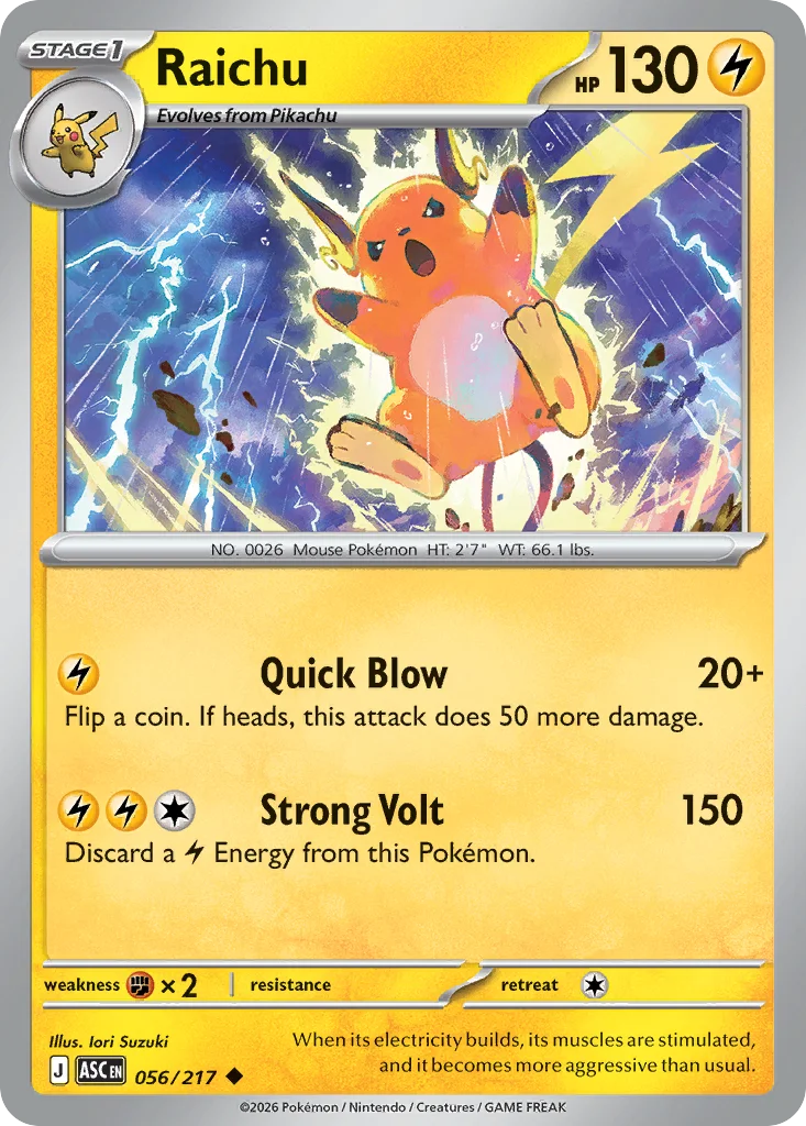 Raichu · Ascended Heroes