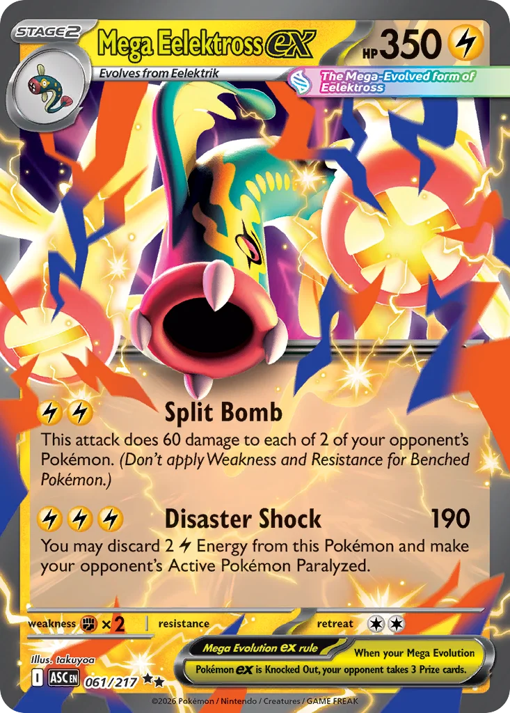 Mega Eelektross ex · Ascended Heroes