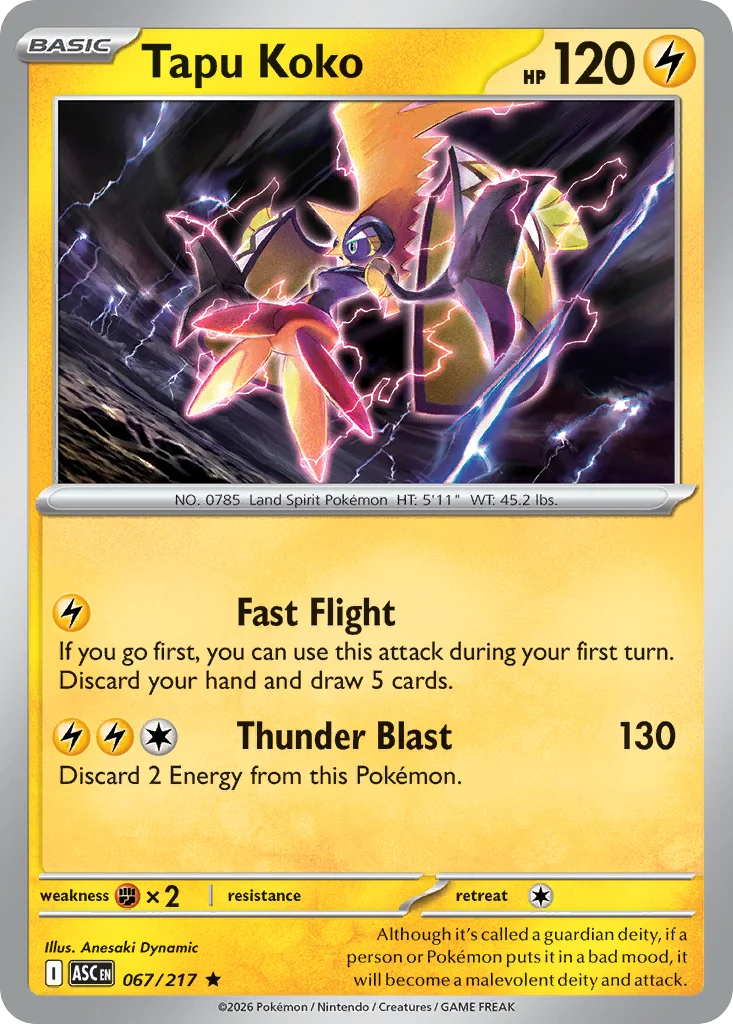 Tapu Koko · Ascended Heroes