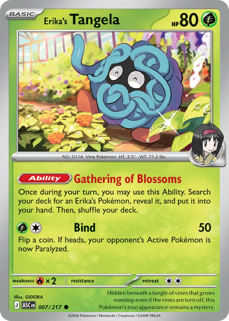 Erika's Tangela · Ascended Heroes