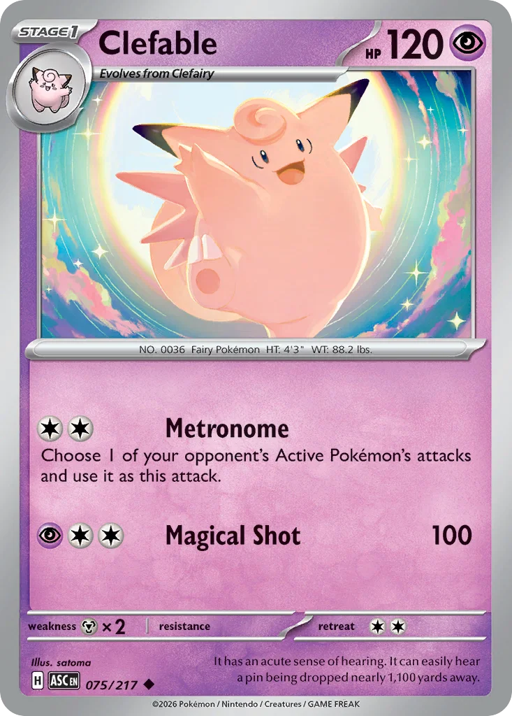 Clefable · Ascended Heroes