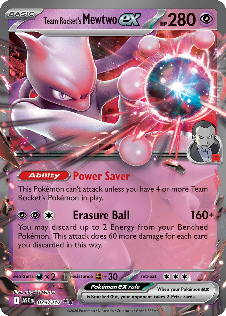 Team Rocket's Mewtwo ex · Ascended Heroes