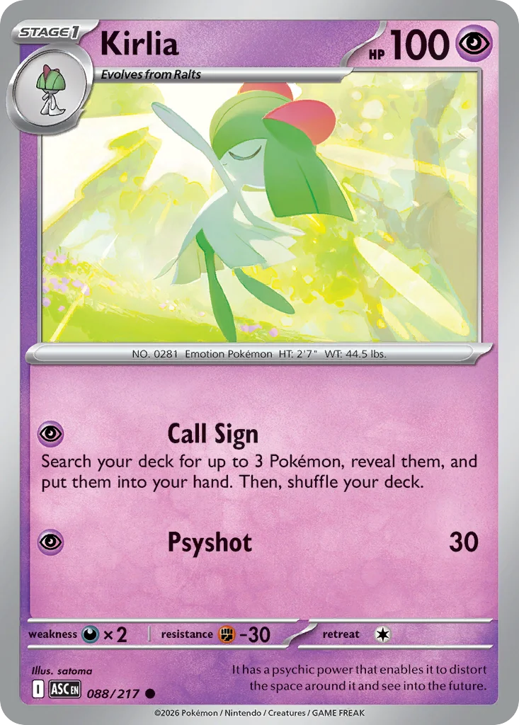 Kirlia · Ascended Heroes