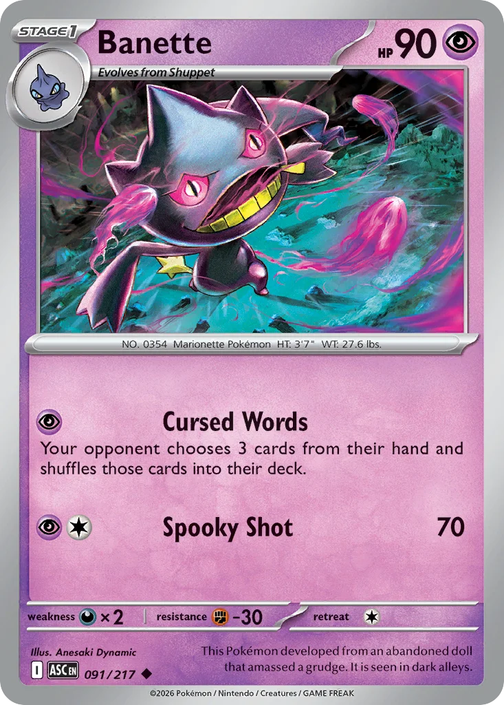 Banette · Ascended Heroes