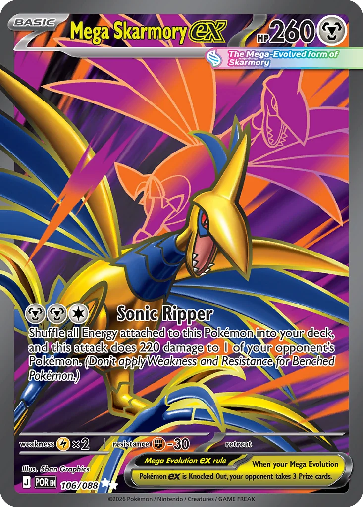 Mega Skarmory ex · Perfect Order