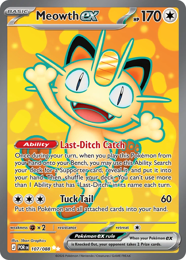 Meowth ex · Perfect Order