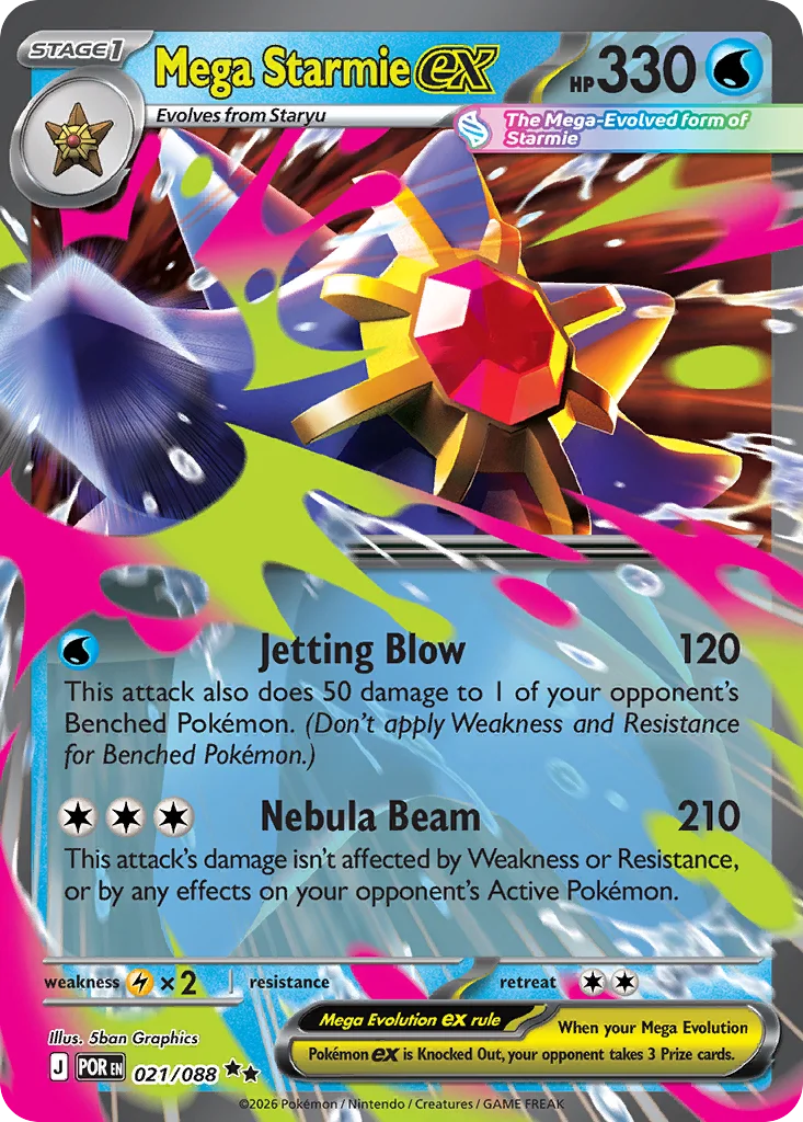Mega Starmie ex · Perfect Order