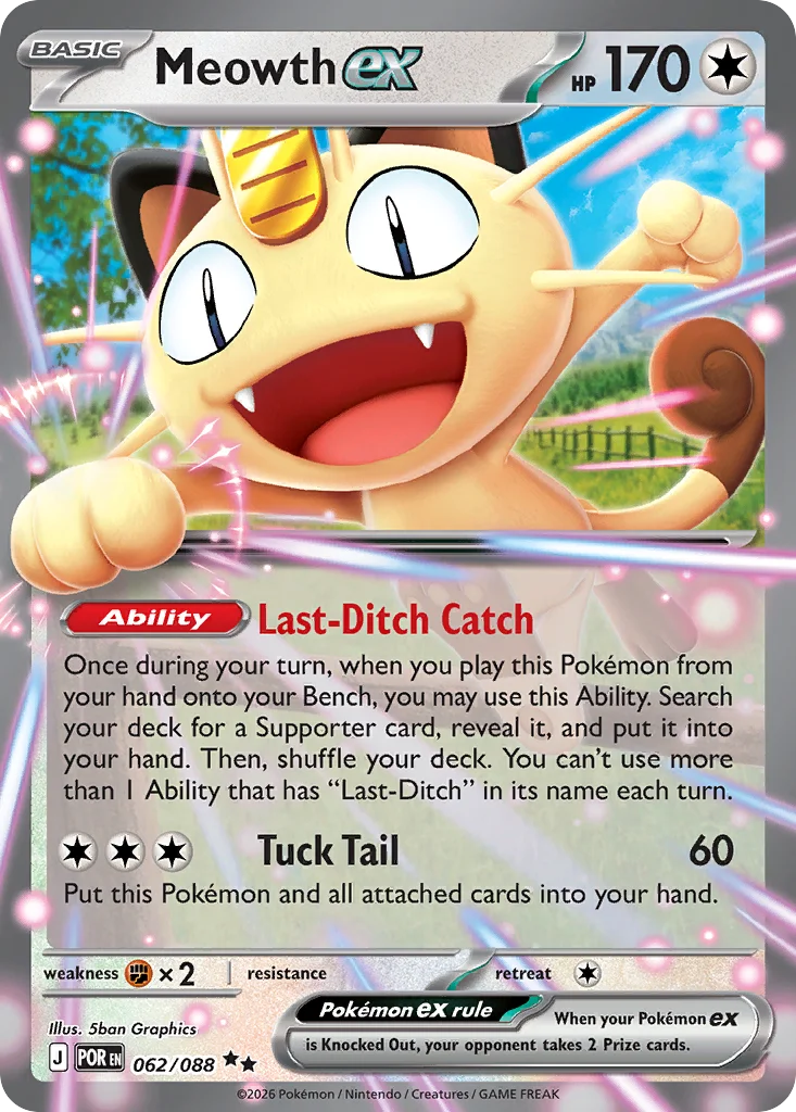 Meowth ex · Perfect Order