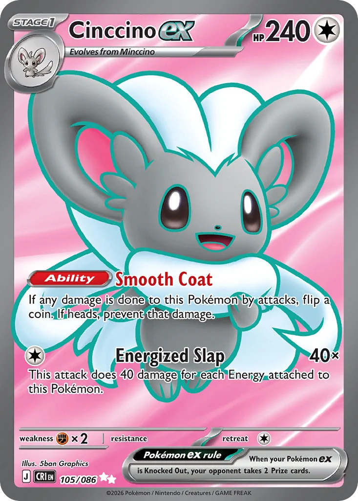 Cinccino ex · Chaos Rising