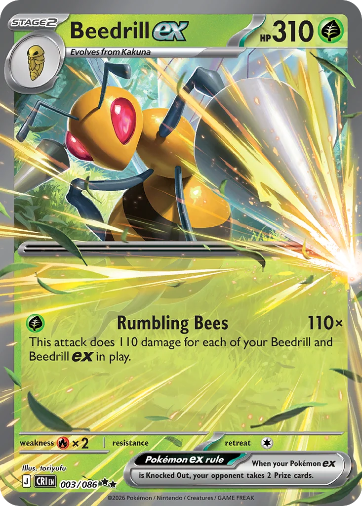 Beedrill ex · Chaos Rising