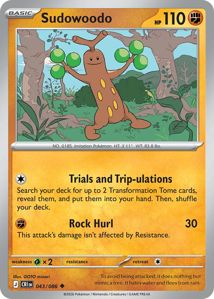 Sudowoodo · Chaos Rising