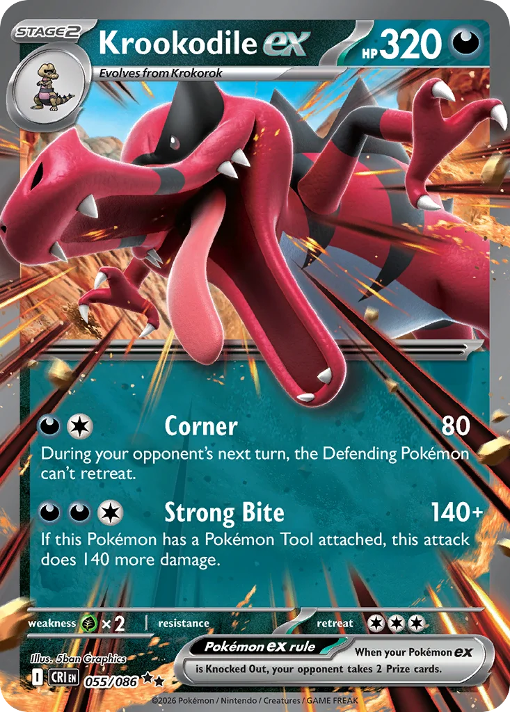 Krookodile ex · Chaos Rising