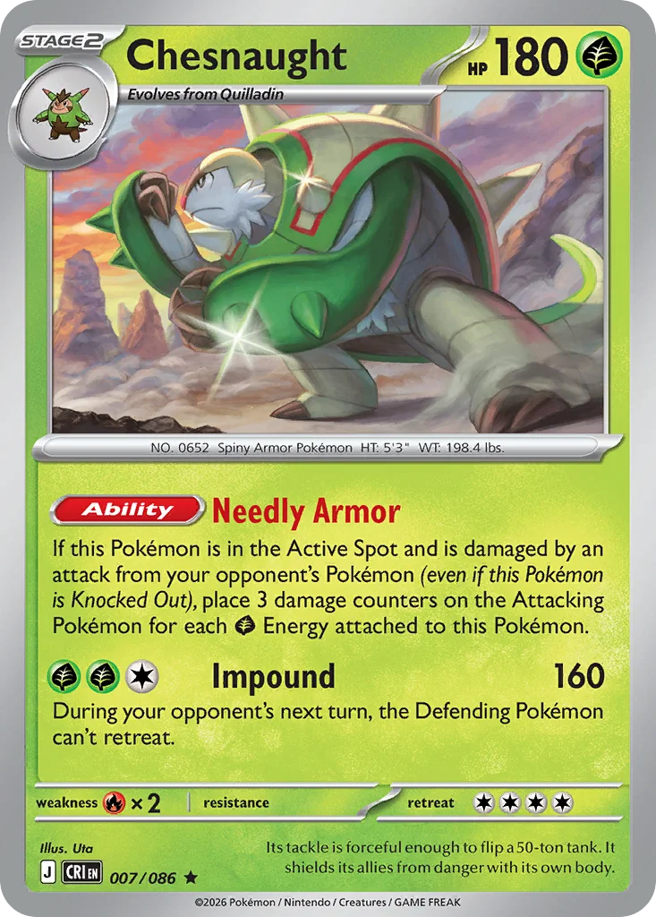 Chesnaught · Chaos Rising