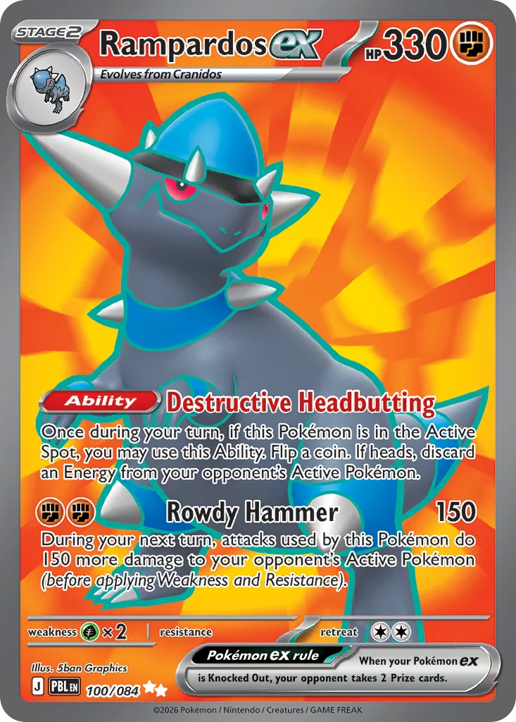 Rampardos ex · Pitch Black