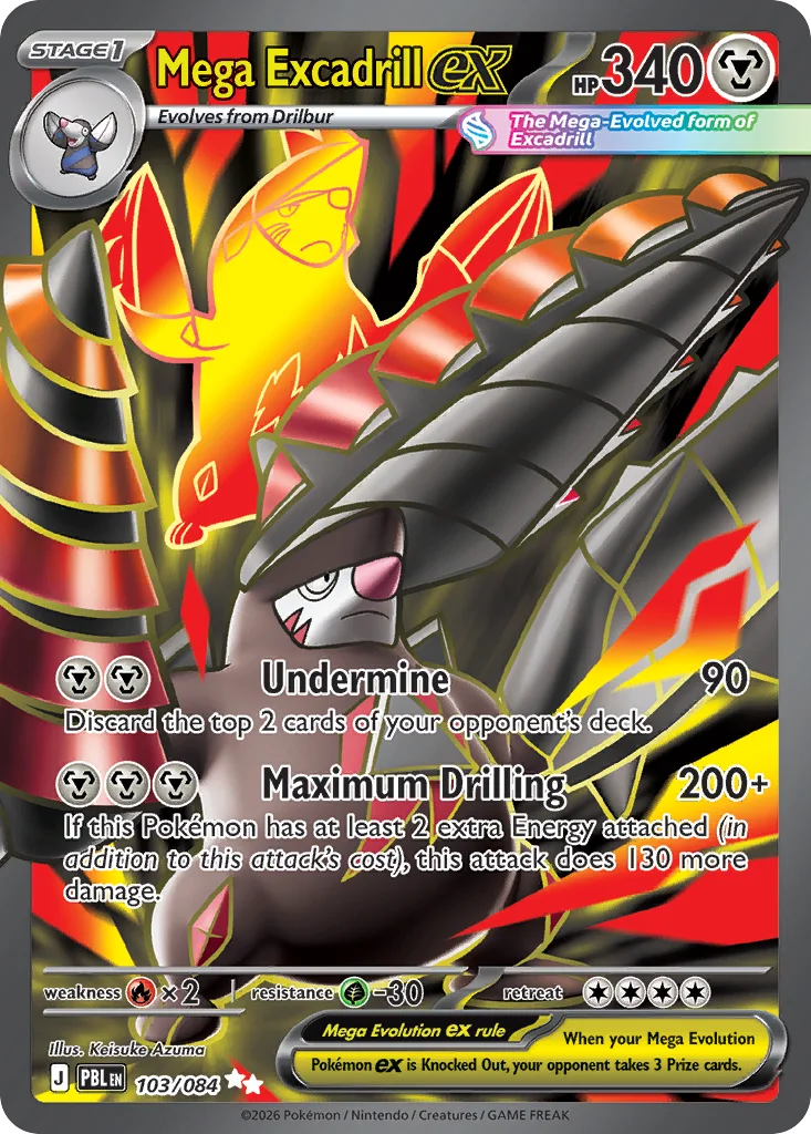 Mega Excadrill ex · Pitch Black