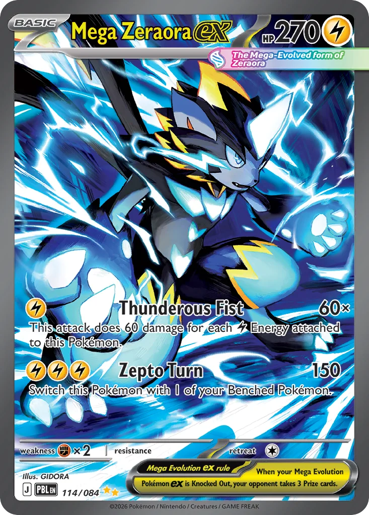 Mega Zeraora ex · Pitch Black
