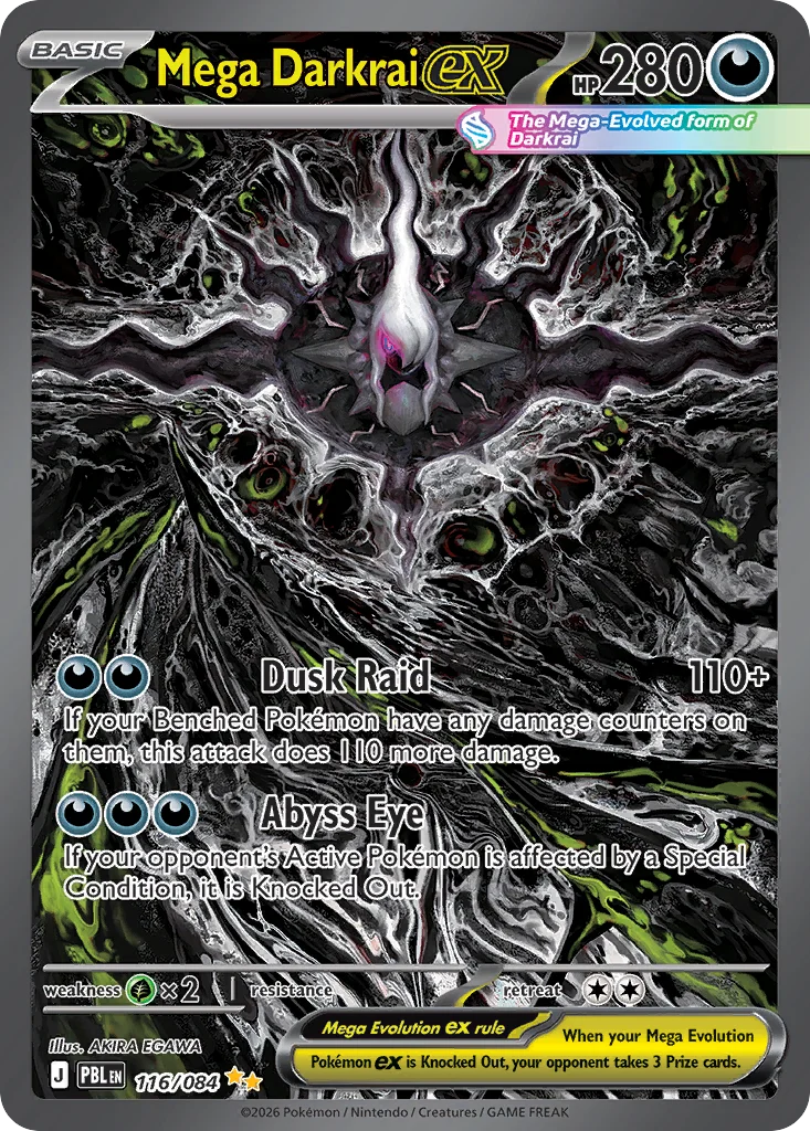 Mega Darkrai ex · Pitch Black