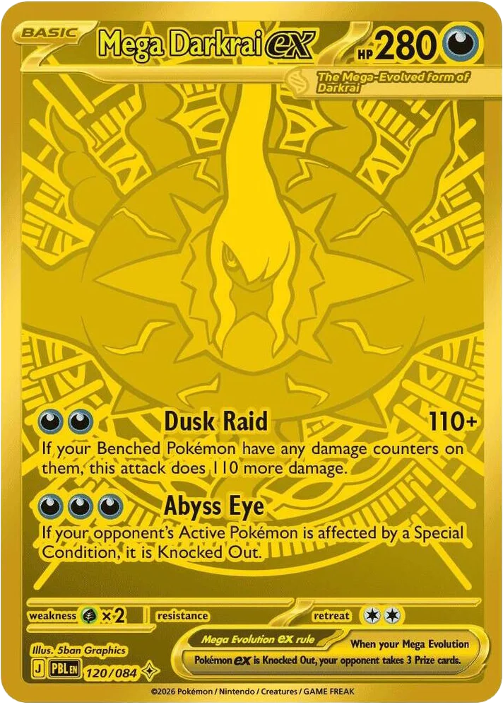 Mega Darkrai ex · Pitch Black