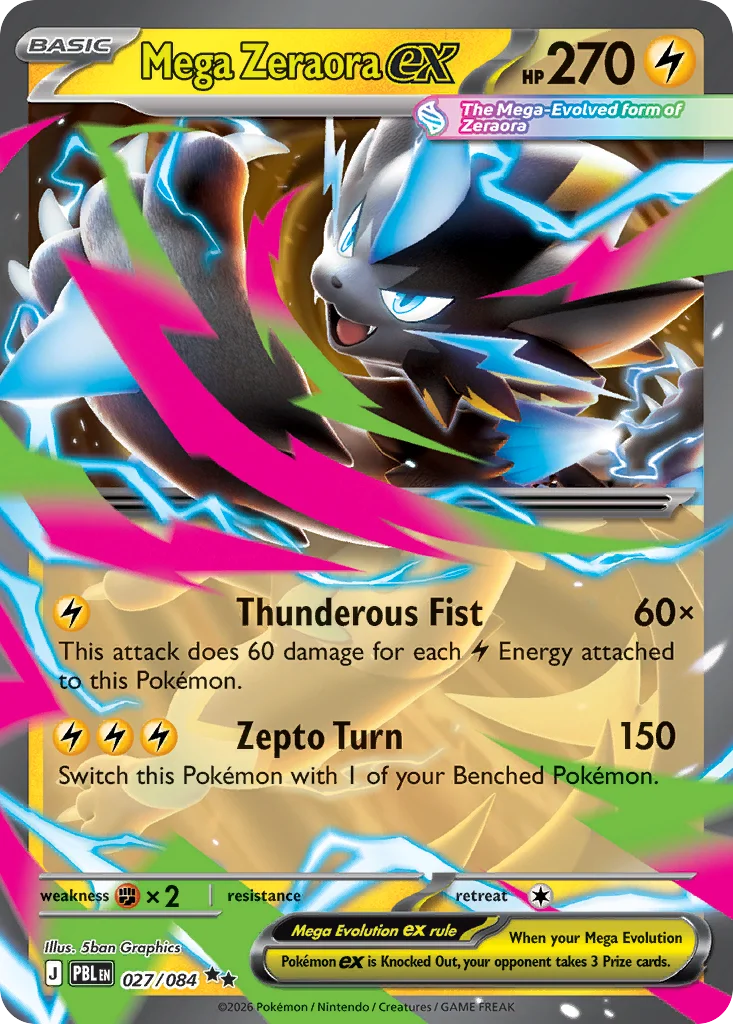 Mega Zeraora ex · Pitch Black