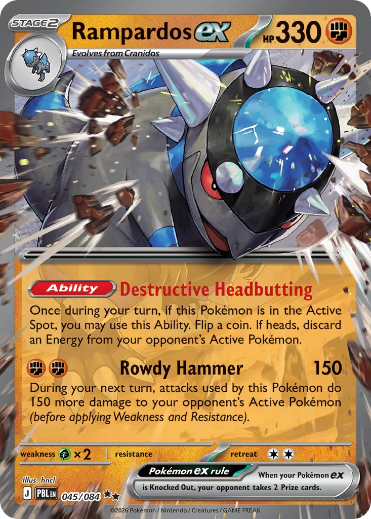 Rampardos ex · Pitch Black
