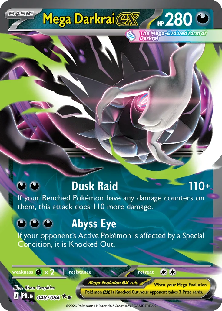 Mega Darkrai ex · Pitch Black