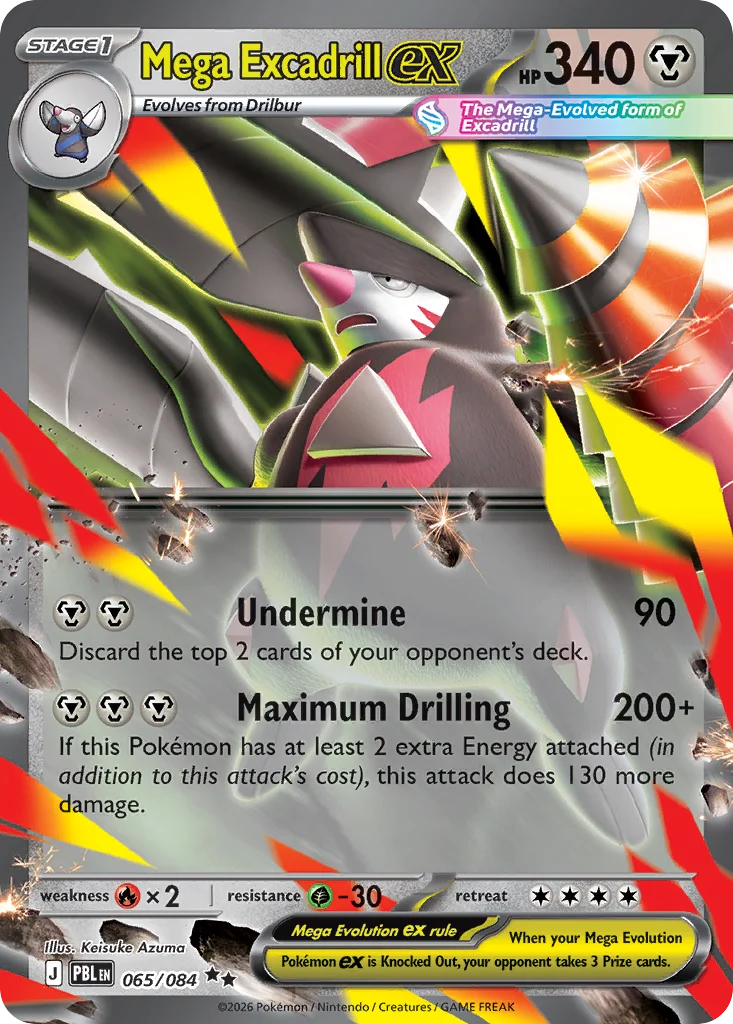 Mega Excadrill ex · Pitch Black