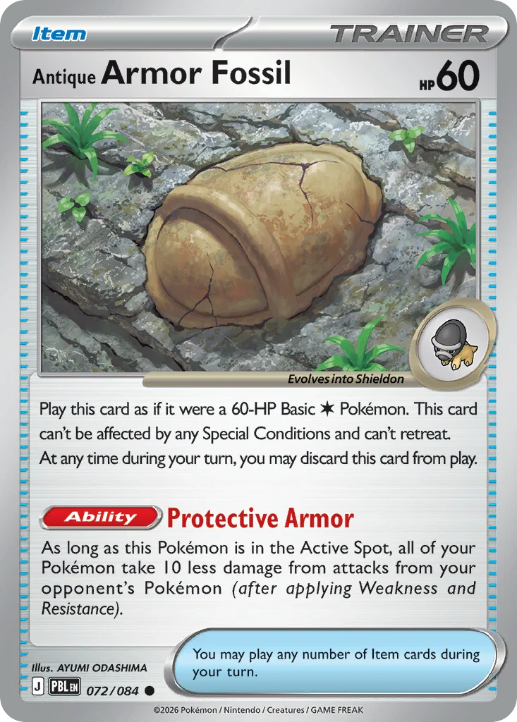 Antique Armor Fossil · Pitch Black