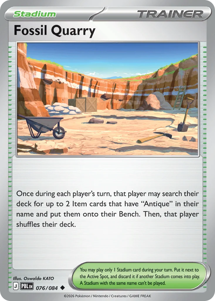 Fossil Quarry · Pitch Black
