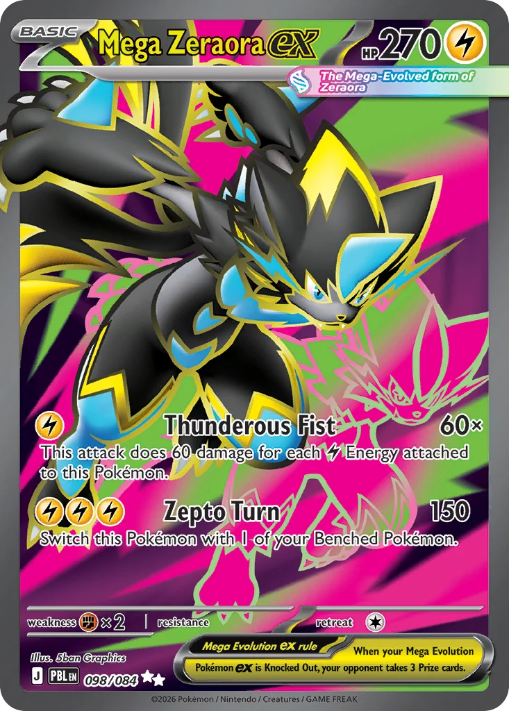 Mega Zeraora ex · Pitch Black