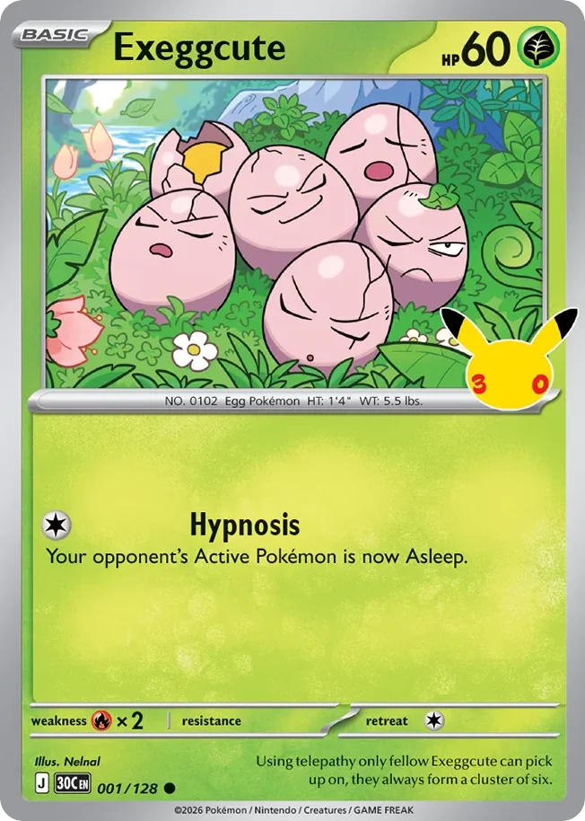 Exeggcute · 30th Celebration