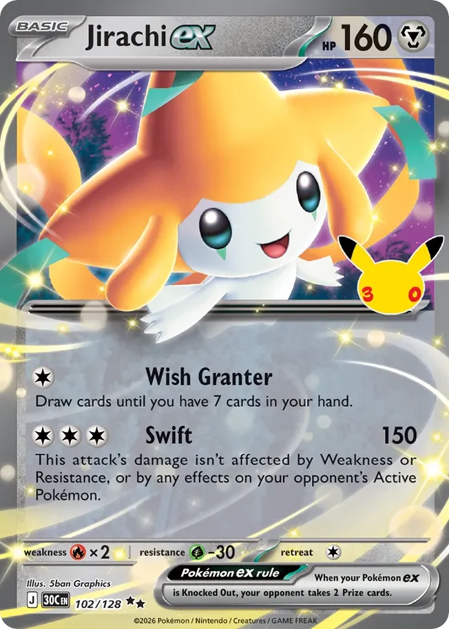 Jirachi ex · 30th Celebration