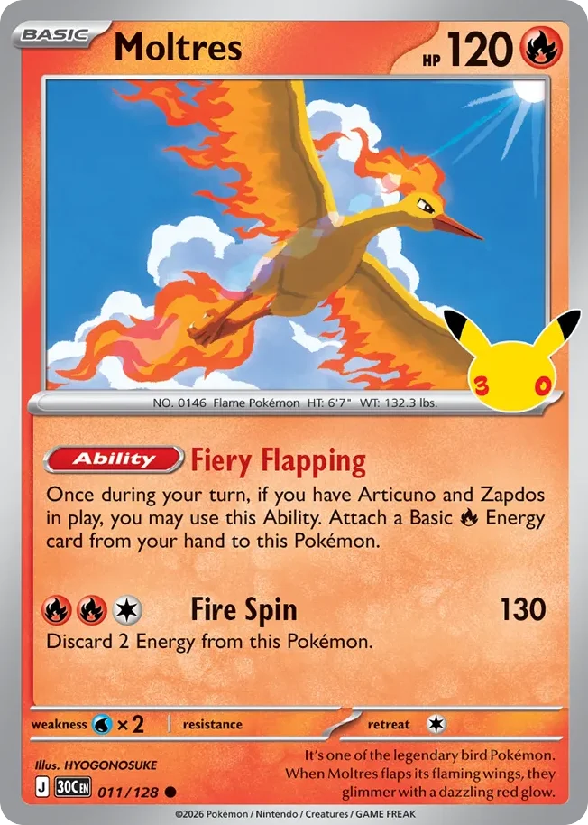Moltres · 30th Celebration
