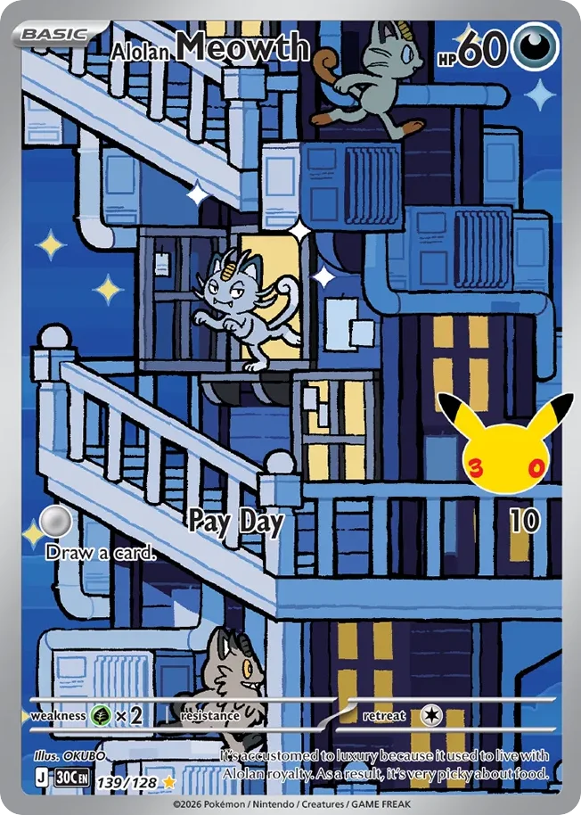 Alolan Meowth · 30th Celebration