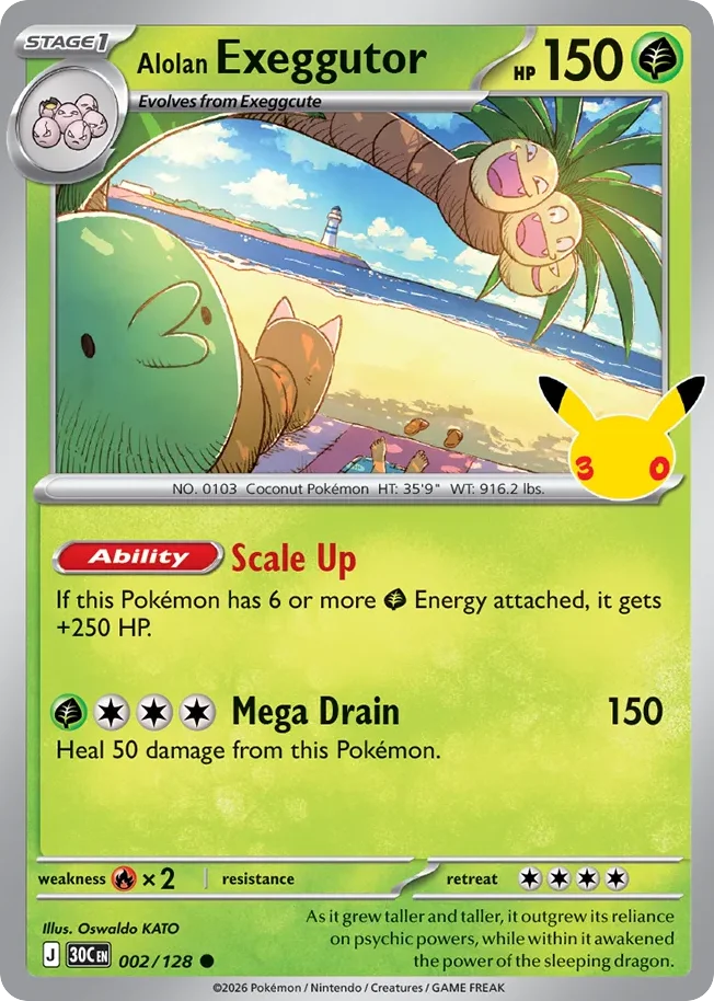 Alolan Exeggutor · 30th Celebration