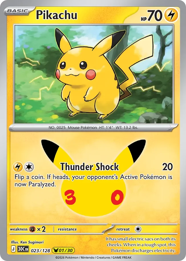 Pikachu · 30th Celebration