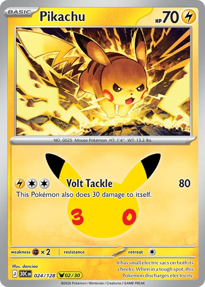Pikachu · 30th Celebration