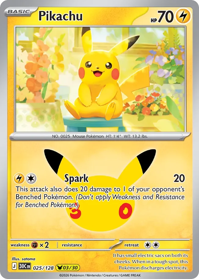 Pikachu · 30th Celebration
