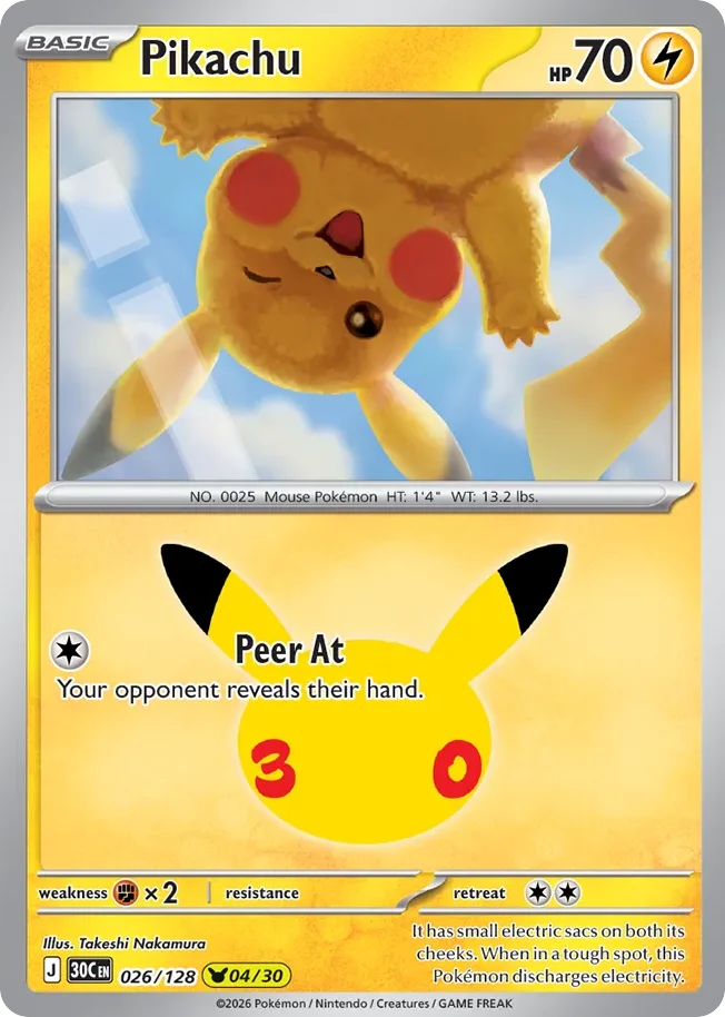 Pikachu · 30th Celebration