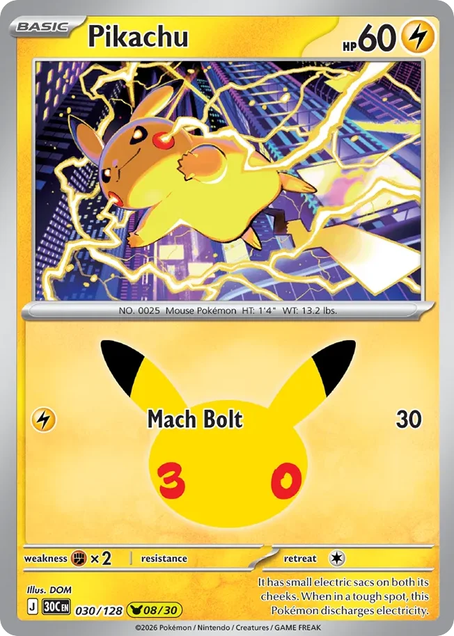 Pikachu · 30th Celebration