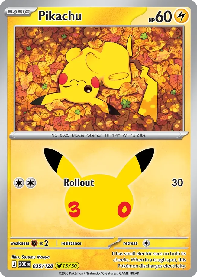 Pikachu · 30th Celebration