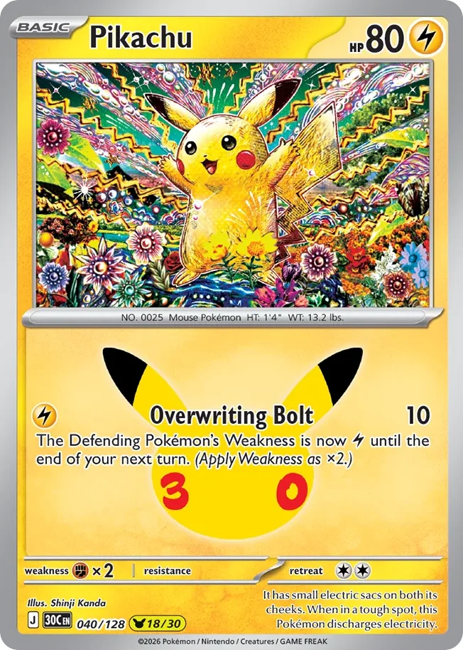Pikachu · 30th Celebration