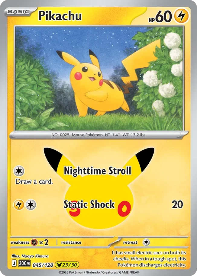 Pikachu · 30th Celebration