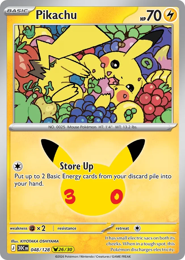 Pikachu · 30th Celebration