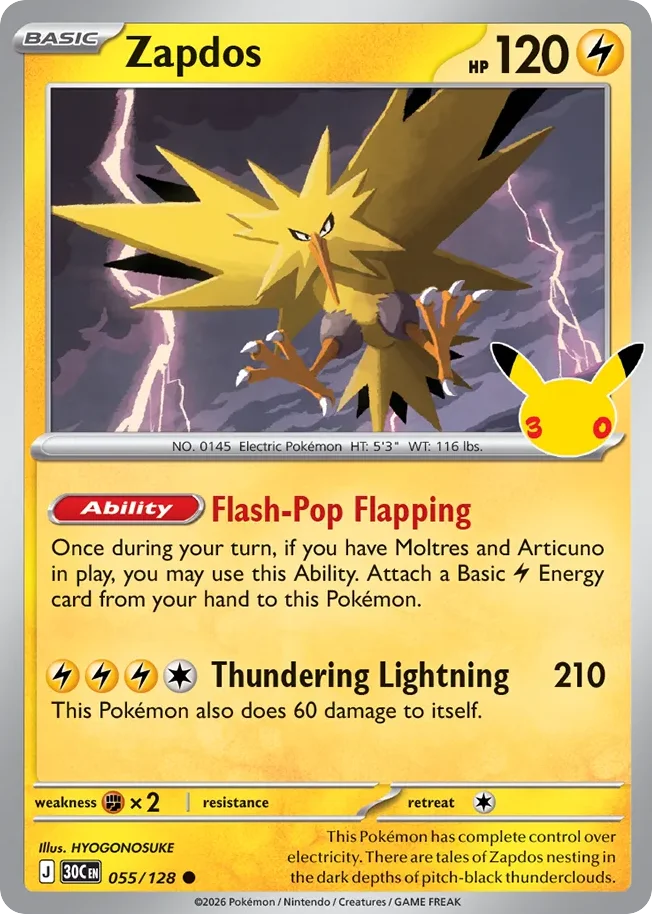 Zapdos · 30th Celebration