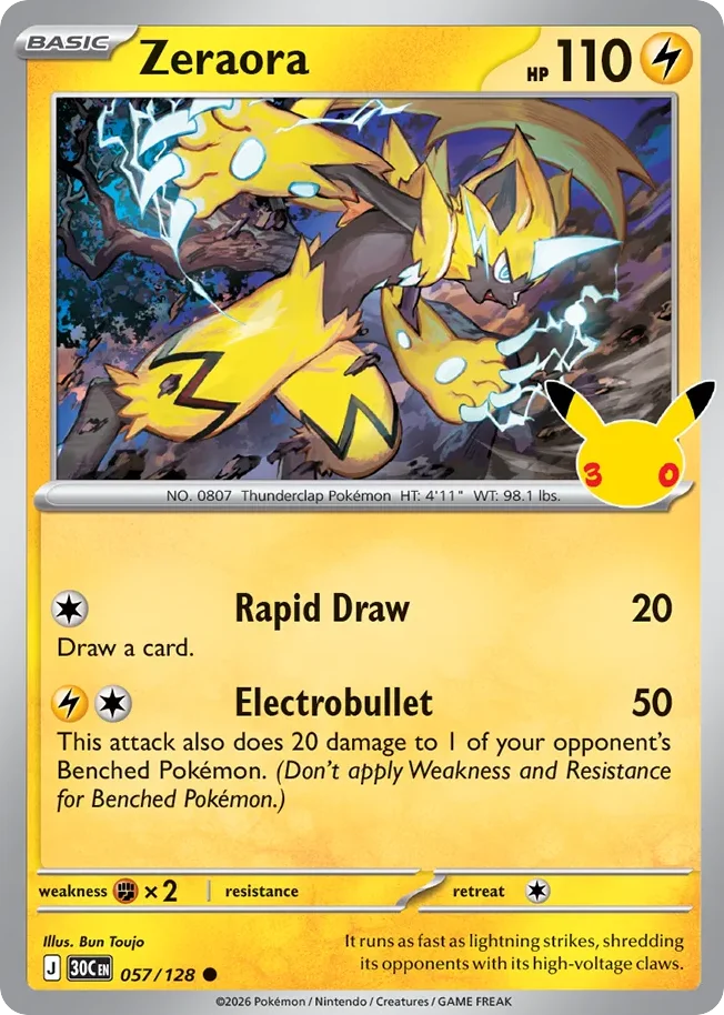 Zeraora · 30th Celebration